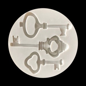 Key Resin Mold key pendant Silicone Mold keychain epoxy resin mould diy crafts mould,jewelry fondant mold Cake Decorating Silicone Mold G127