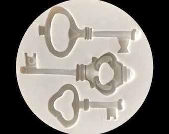 Key Resin Mold key pendant Silicone Mold keychain epoxy resin mould diy crafts mould,jewelry fondant mold Cake Decorating Silicone Mold G127