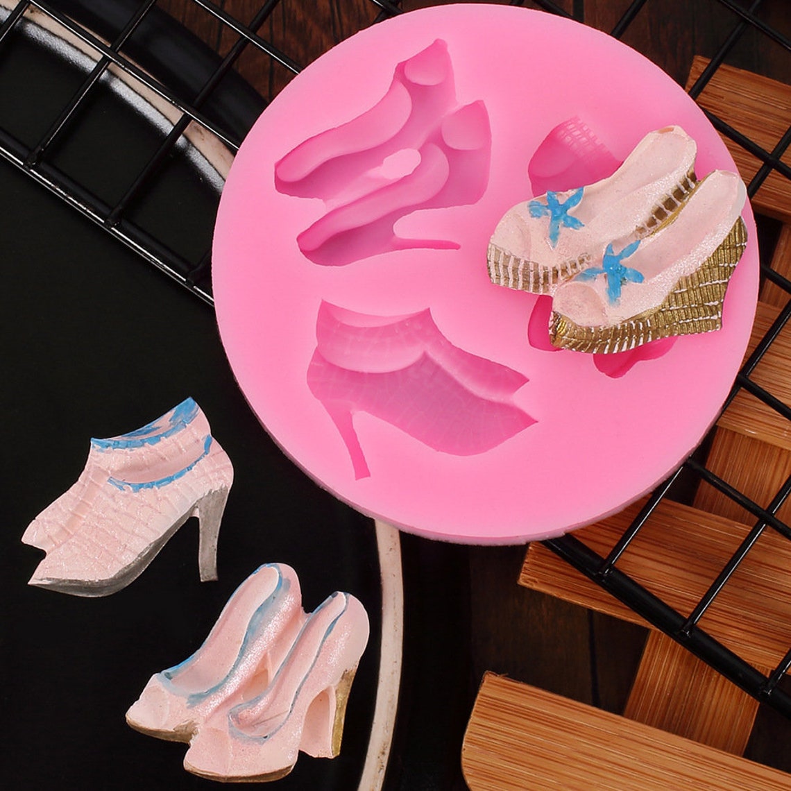 High heels Silicone mould Shoes Resin Molds Handmade epoxy Etsy