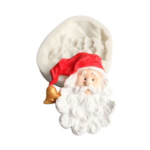 Santa Resin Mold Santa Silicone Mold Christmas epoxy resin mould crafts jewelry,Sugar,Fondant,Candy Mold,DIY Cake Decoration,Soap Mold,G169