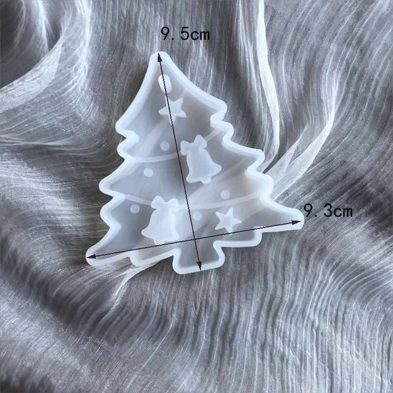 Pot De Noël 3D Avec Couvercle, Moule En Silicone, Bougeoir Parfumé, Bonhomme De Neige, Boîte De Rangement Pour Sapin De Noël, Moule En Moulage De Botte, Décoration D'intérieur Souple - France