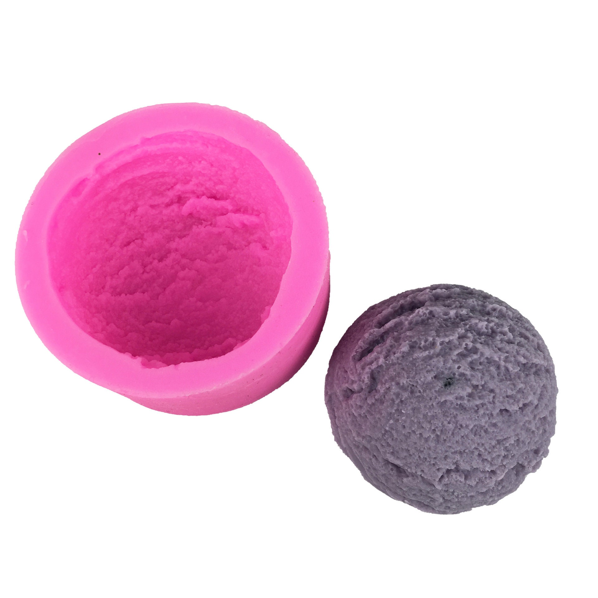 Ice Cream Scoop Silicone Mold 3D Ice cream Mold for Candle Etsy