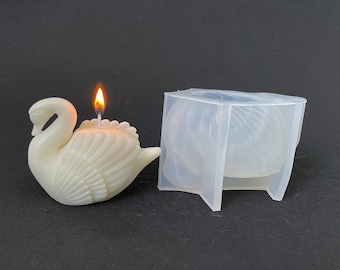 3d Swan Silicone mold Bird Goose Mold Animal Resin Epoxy mold diy Candle Crafts Soap making Home decoration clay wedding plaster mold,G311