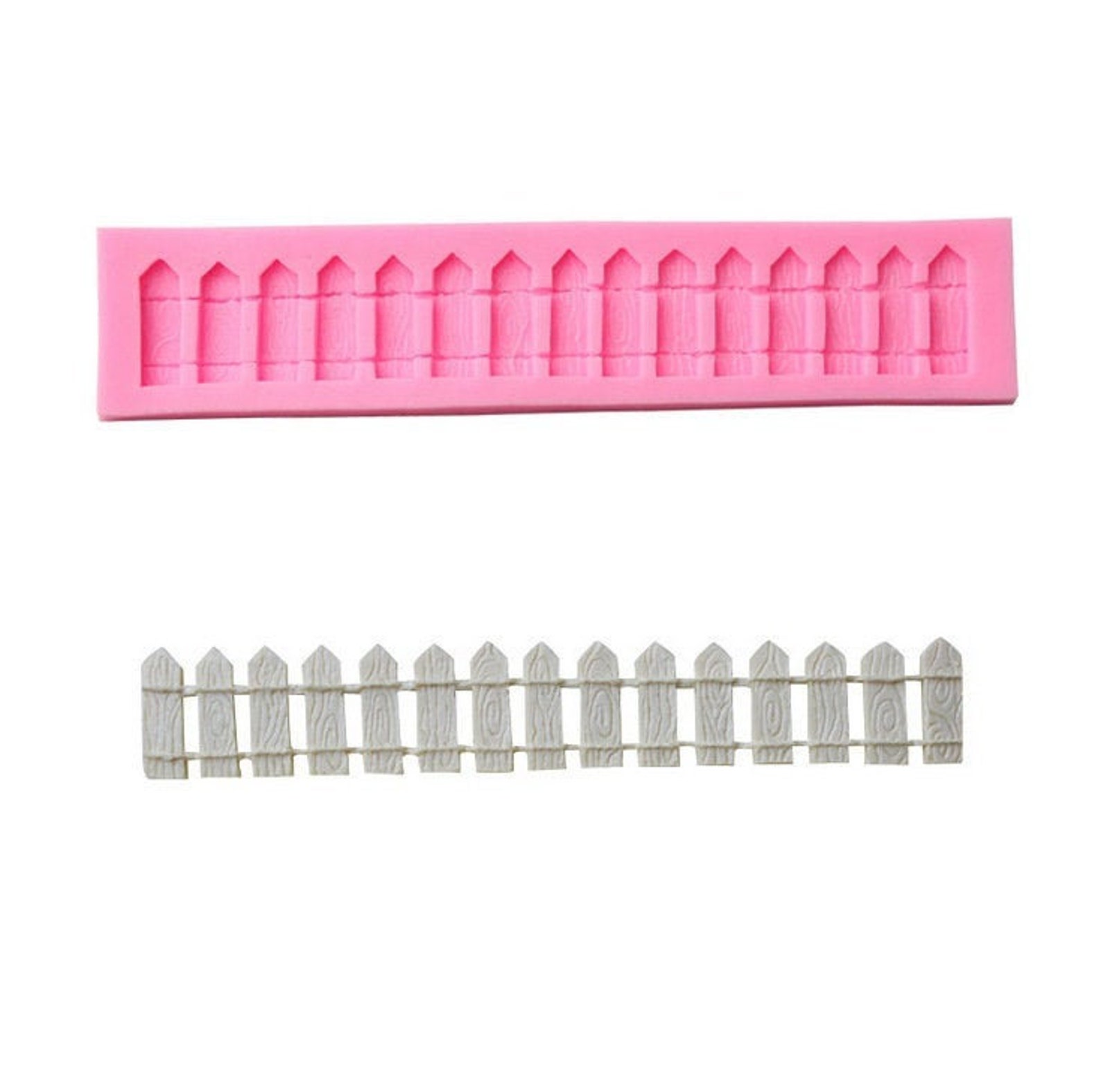 DIY Fence Silicone Mold Picket Fence Resin Mold Gardening Etsy