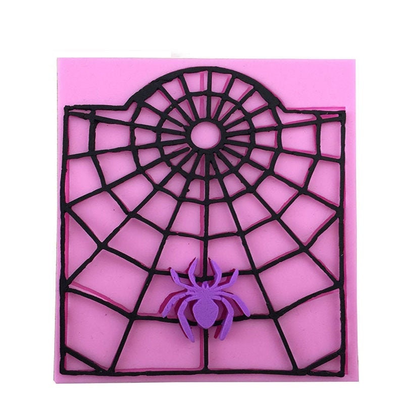 Halloween spider web Resin Mold spider web Silicone Mold Etsy