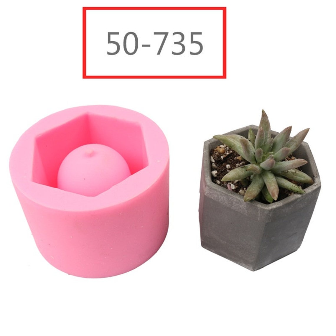 Flower Pot Mold Silicone Mold Geometric Flower Pot Mold DIY Etsy