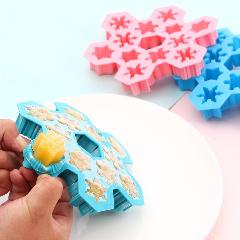 Christmas Snowflake ice cube Silicone Mold For Etsy