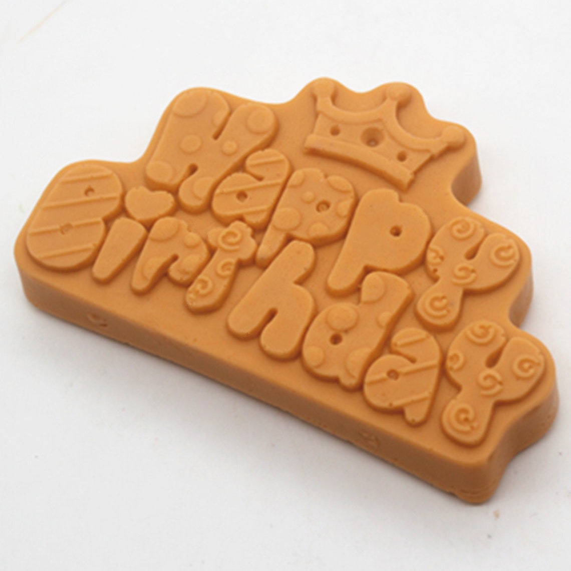 Happy birthday Chocolate Silicone Mold birthday Fondant Mold Etsy