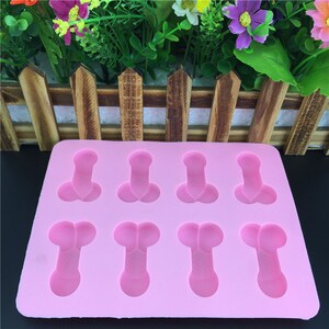 Penis Silicone Mold Sex Mold Fondant Sugar Ice Making Jelly Resin Mold