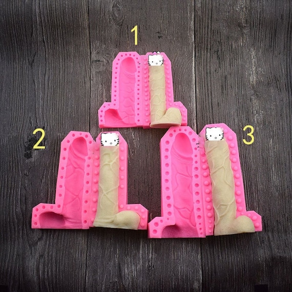 3D Penis Silicone Moldgenital Shape Mold3 Size Penis Resin - Etsy