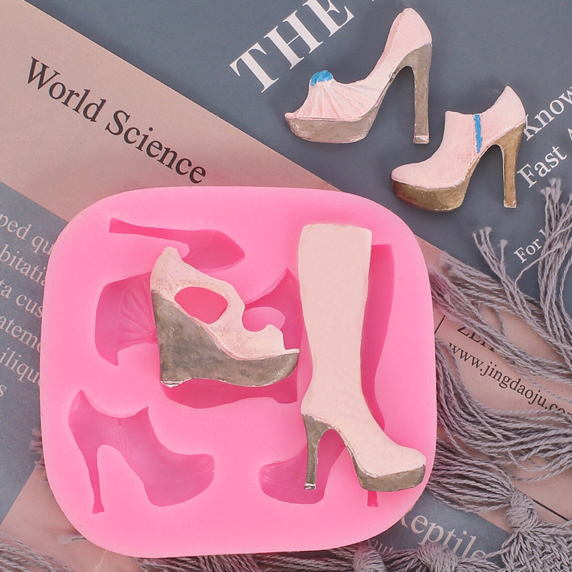 High heels Silicone mould Shoes Resin Molds Handmade epoxy Etsy