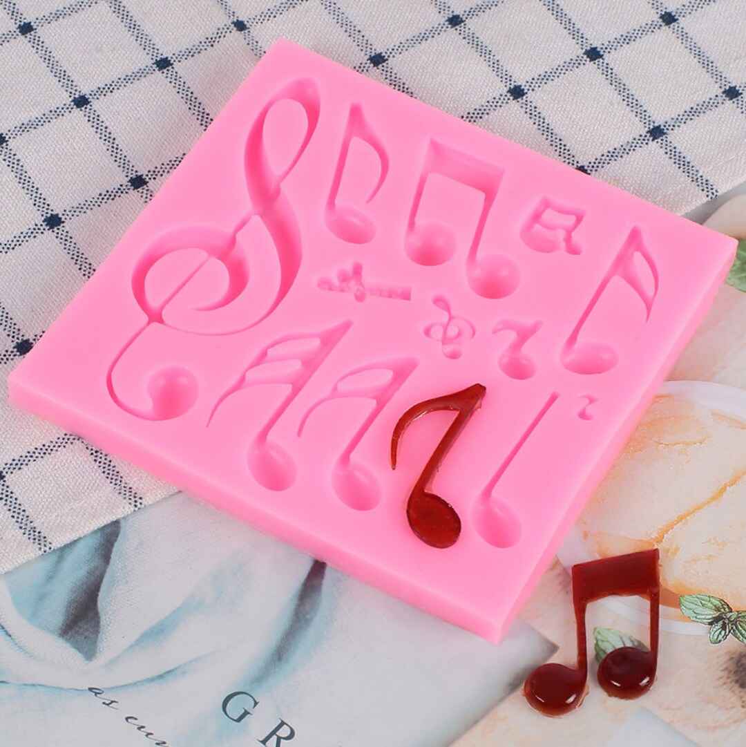 Musical Notes Mold Resin Craft Silicone Mold Handmade Epoxy Resin Mould ...
