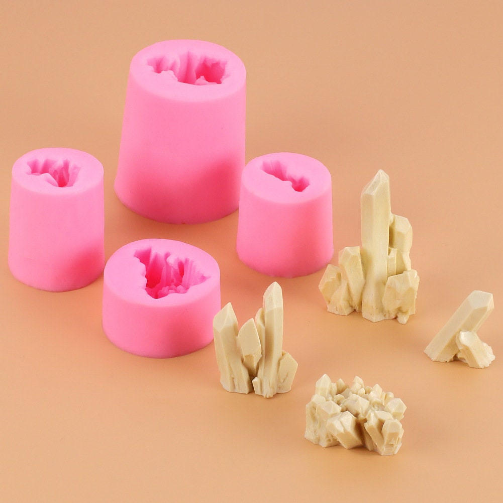 Crystal Silicone Mold Gems Stone Mold Crystal Cluster Diamond Etsy