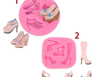 Stampo In Silicone Per Resina A Forma Di Scarpa Con Tacco Alto: Crea Gioielli Unici Fai Da Te