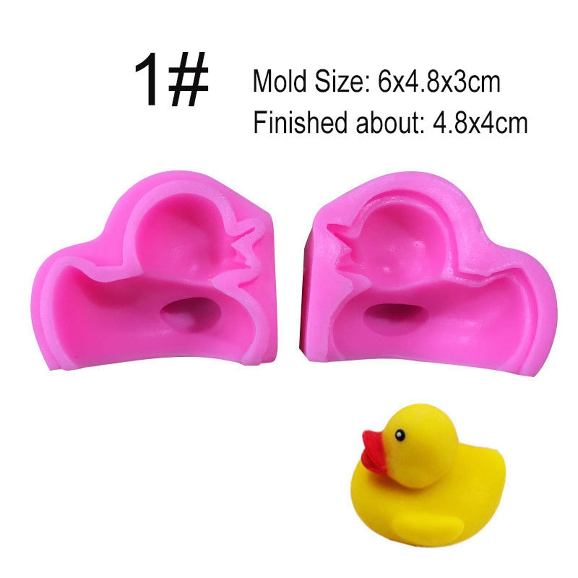 3D Small Duck mold Cute Duck Silicone Mold Duck soap mold Etsy