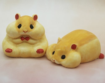 3D Hamster Silikonform Kawaii Tier Mould Seife Kerzenherstellung Resin Epoxy Craft Clay Gipsform Schokolade Fondant Kuchen Mousse BackenG436