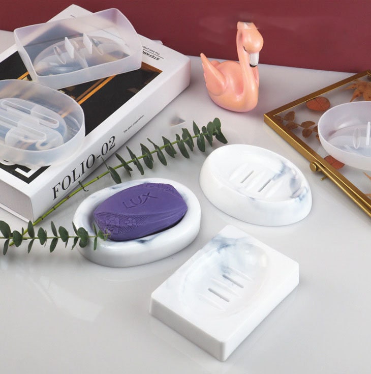Soap Dishes Silicone Mold Soap Box Mold Epoxy Resin Mold Soap Etsy
