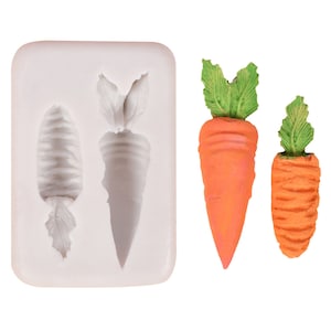 Carrot Silicone Mold Easter Molds,Candle Mold Carrot chocolate Silicone Mold Handmade Fondant Candy epoxy mold, DIY Cake Decoration,GJ33