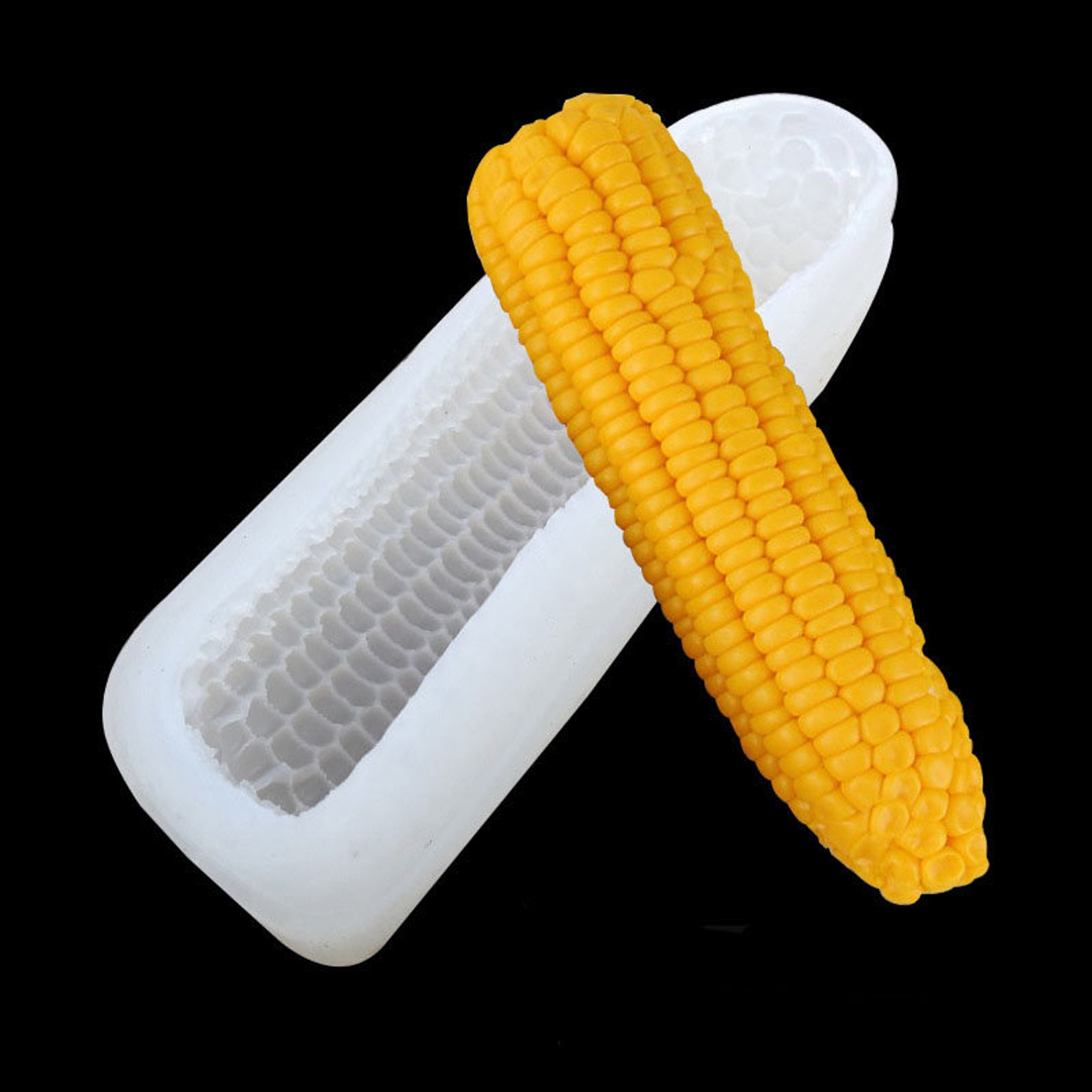 3D Corn Silicone Mold Corn Shape Mousse cake moldCorn Resin Etsy