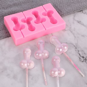 Penis Lollipop Silicone Mold Sex mold Fondant Sugar making DIY Resin Mold Dick Silicone Mold Handmade Candy epoxy mold,Cake Decoration,GJ159 image 3