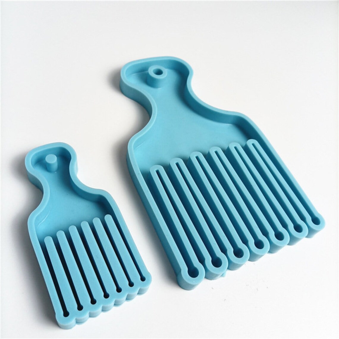 Hair Comb Resin Mold Hair Pick Mold Silicone Mold Handmade Etsy