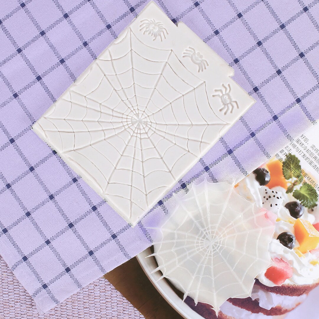 Spider Web Mold Halloween Spider Web Silicone Mold for Fondant Etsy