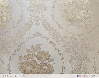 Cream and gold upholstery fabric | Etsy Cream and gold upholstery fabric | Etsy