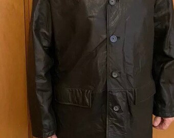 Leather Car Coat - Etsy
