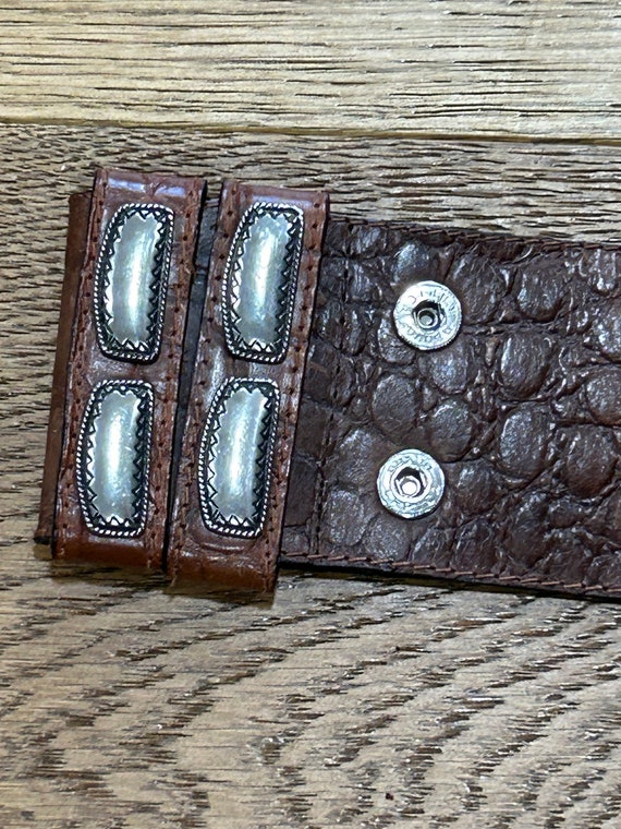 Les Copains Italian leather belt aprox 32” in len… - image 4
