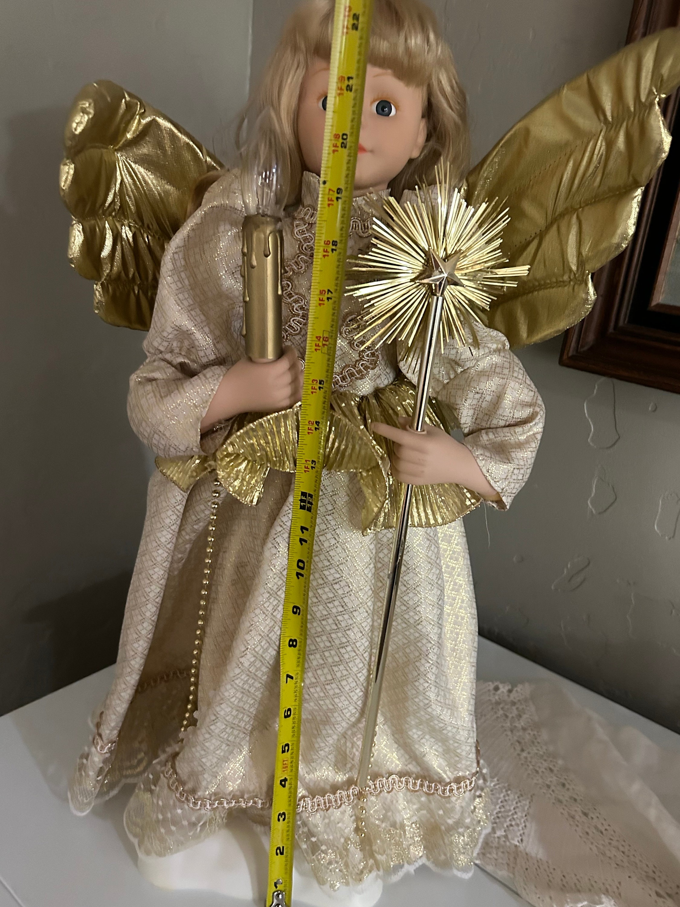 Animated christmas angel doll 2025
