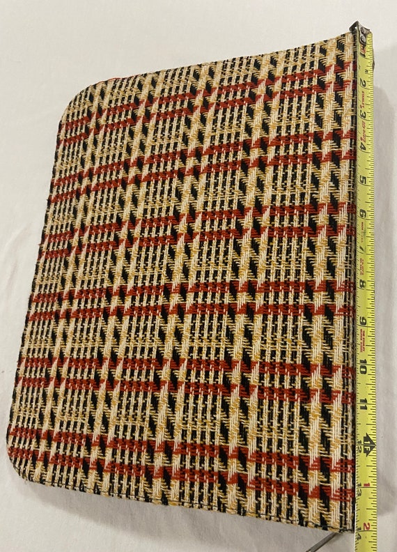 Briefcase cover in 1970 woodlyn by Milliken/ twee… - image 3