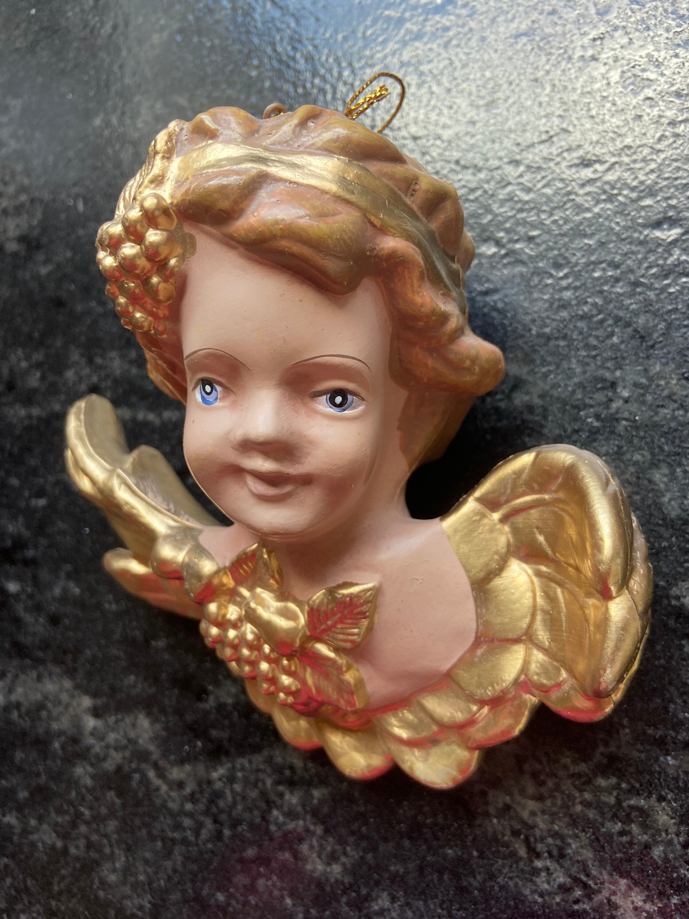 Angel/cherub hanging ornament Etsy