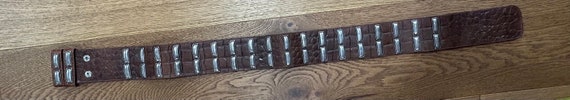 Les Copains Italian leather belt aprox 32” in len… - image 6