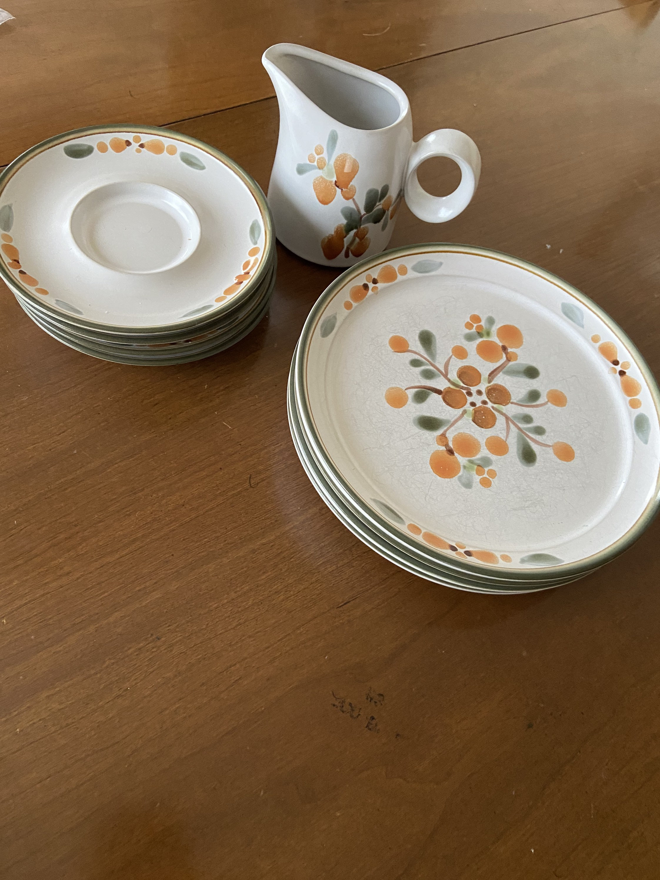 Noritake Stoneware Nine Piece Replacement Dinnerwareoven Safe Etsy