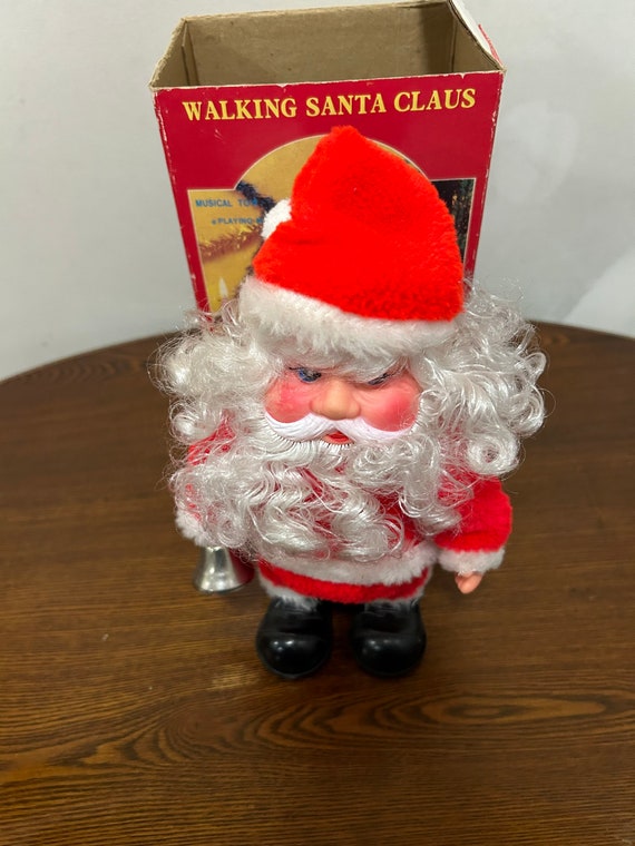 This Old Walking Santa Claus Doesn't Walk or Ring His Bell