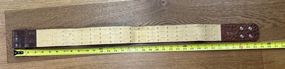 Les Copains Italian leather belt aprox 32” in len… - image 7