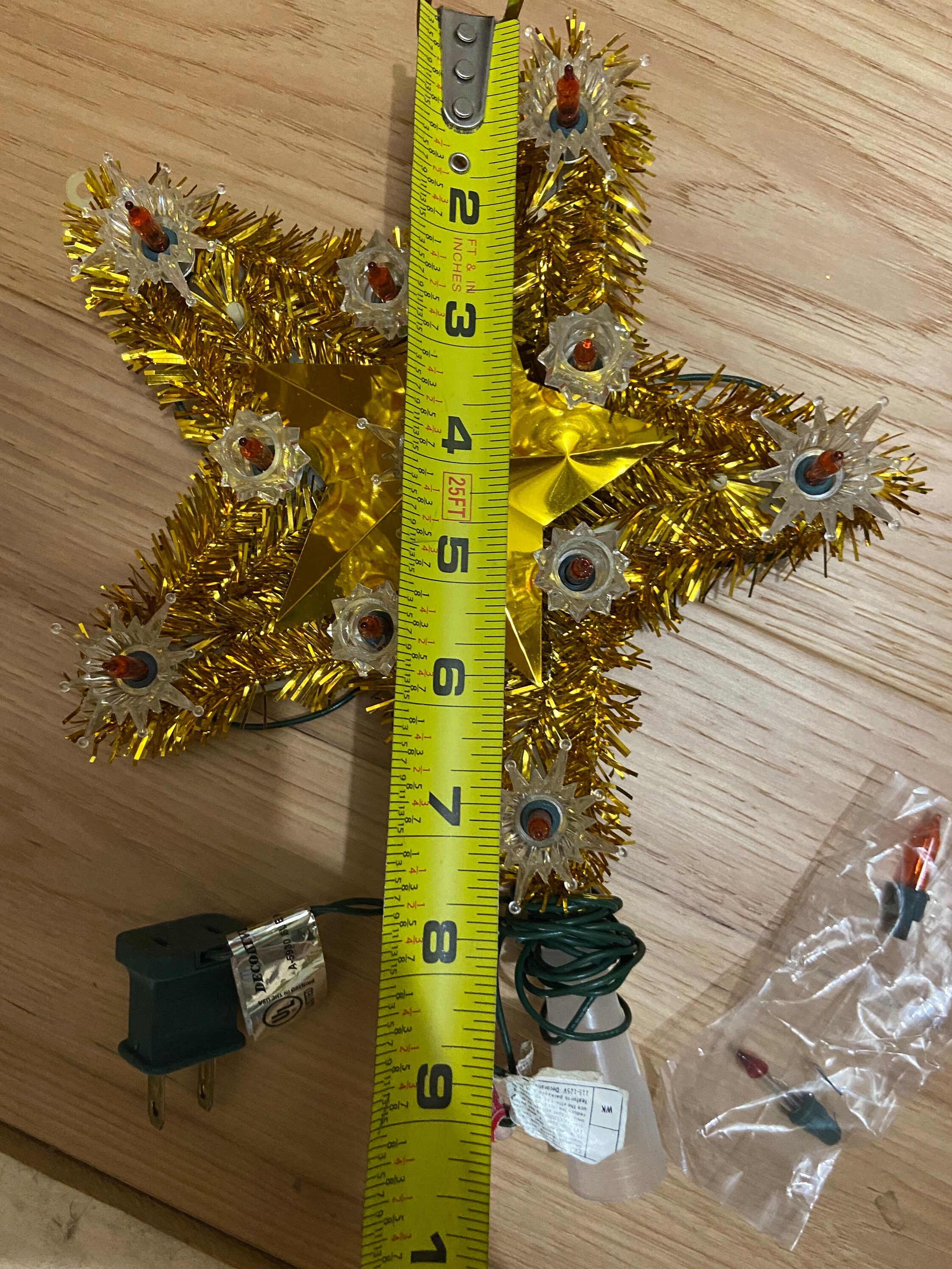 Trim a Home Christmas tree topper star Etsy