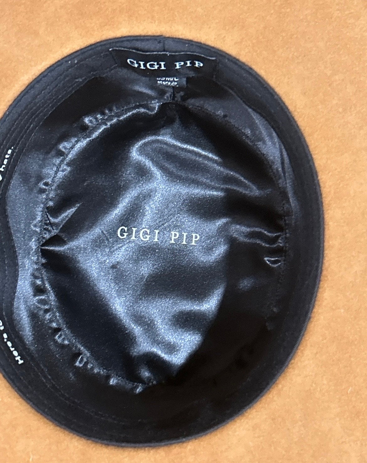 Gigi Pip 100% Australian Wool Hats GIGI PIP Monroe Rancher Fedora Hat Womens 59 Large Brown 100  main image 4