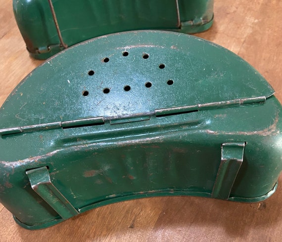 Old Bait Holder for the Fishermans Belt. Nice 1950s Metal Lidded Container  for Putting Your Worms/bait Into. One is Available.price for One -   Canada