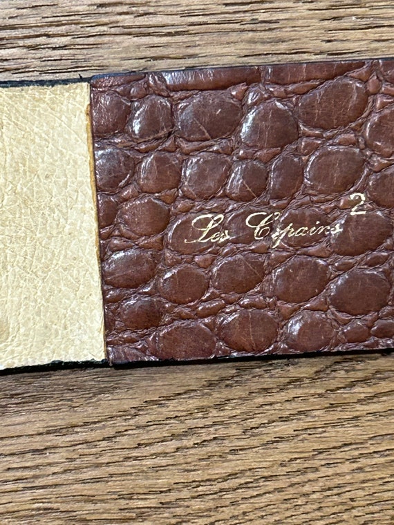 Les Copains Italian leather belt aprox 32” in len… - image 5