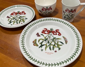 Place setting Classy Portmeirion, Britain made,Botanic Garden replacement place setting. Four pieces.(see description.) and all photos.
