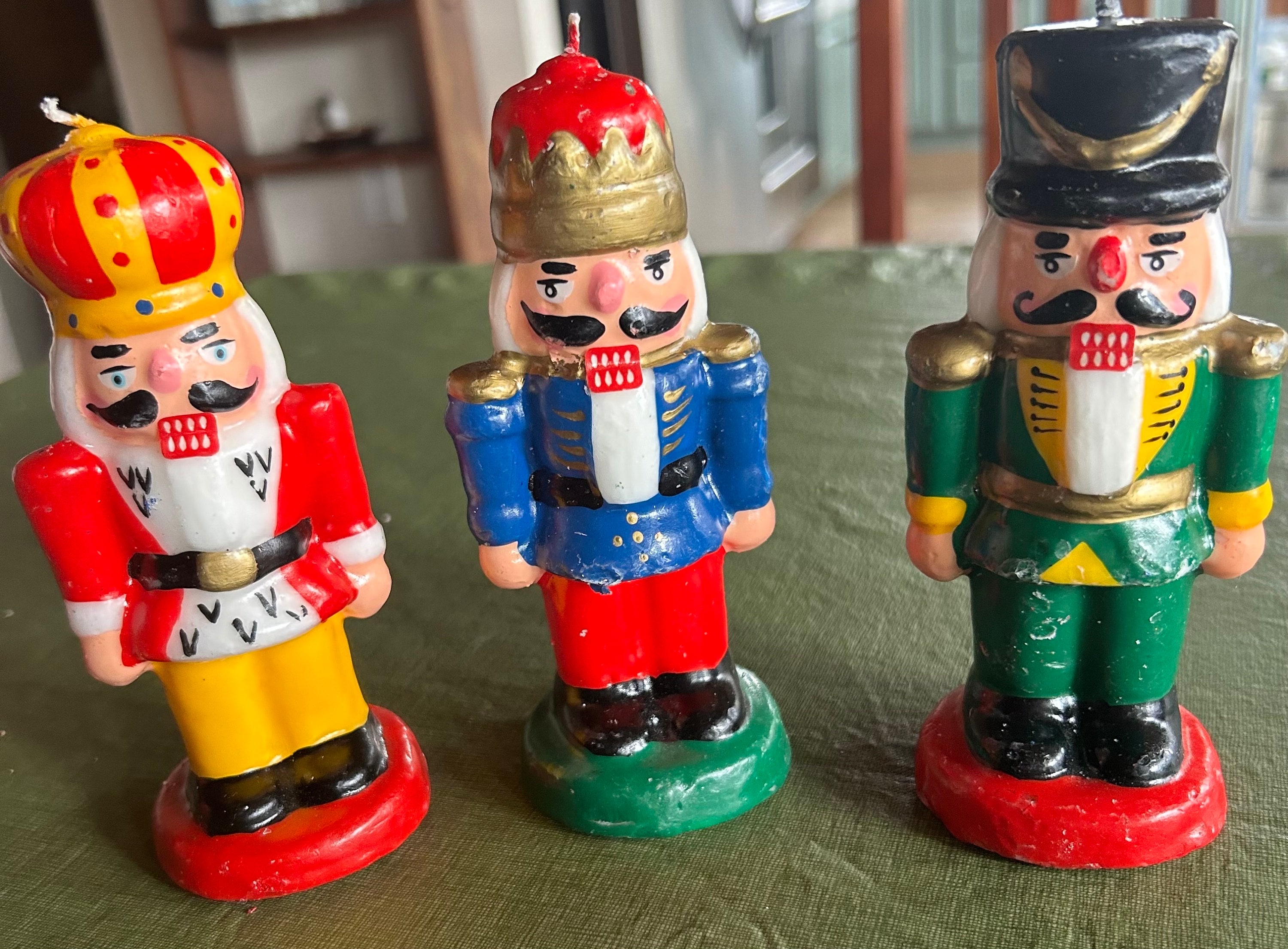 Three Vintage Nutcracker Unlit and Unused (set) of Three Toy
