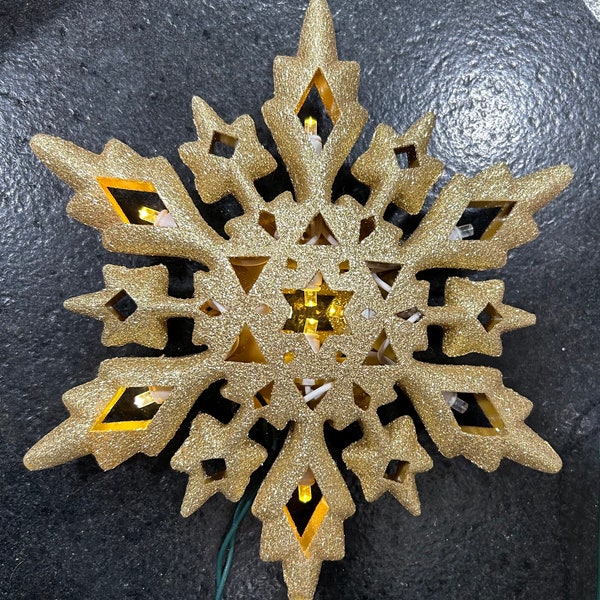 Gold Bethlehem Star Tree Topper Etsy