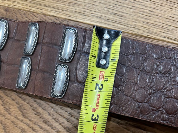 Les Copains Italian leather belt aprox 32” in len… - image 3