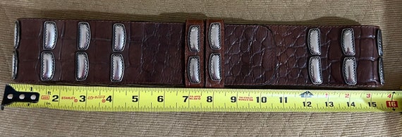 Les Copains Italian leather belt aprox 32” in len… - image 8
