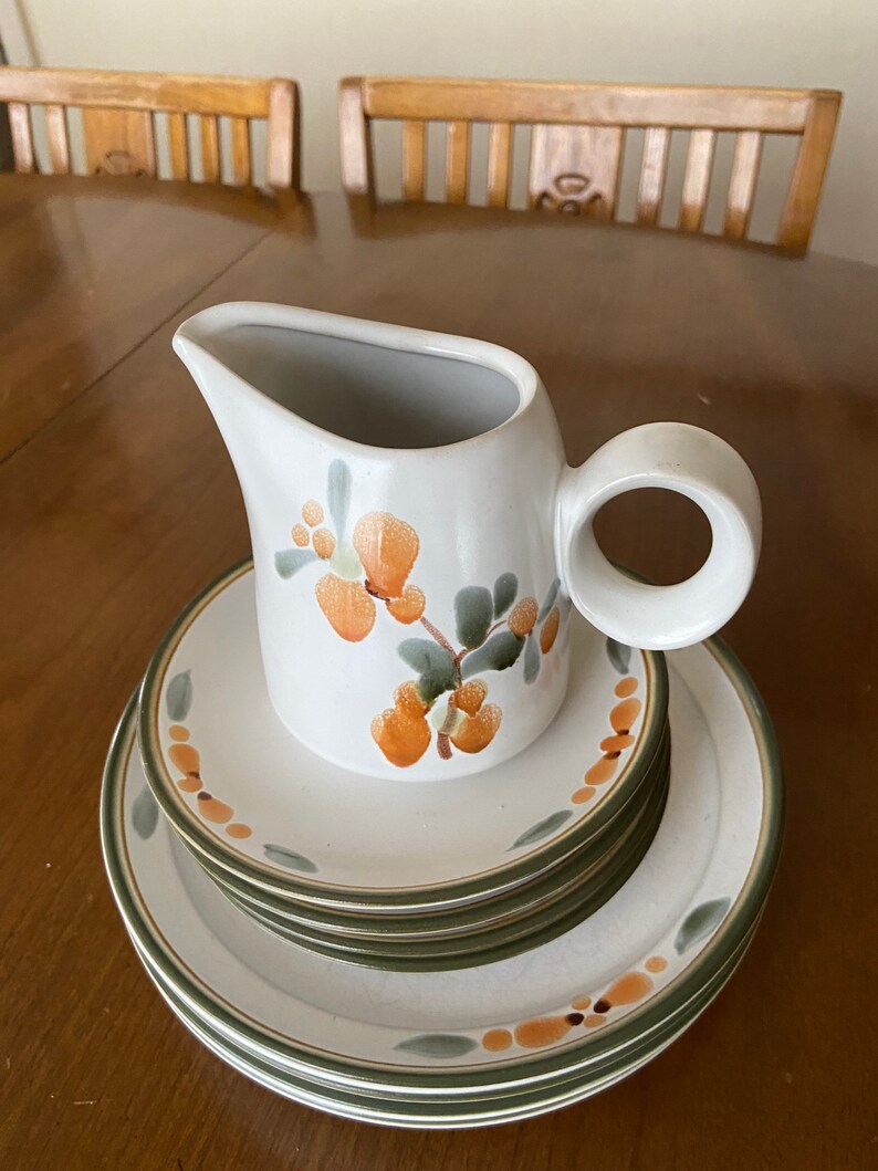 Noritake Stoneware Nine Piece Replacement Dinnerwareoven Safe Etsy