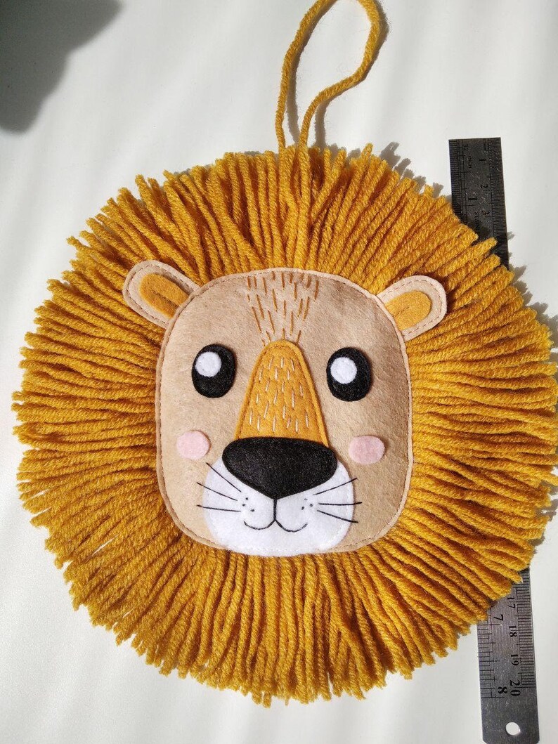 Lion head wall decoration lion nursery decor lion wall art Etsy