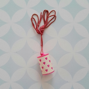 80s Vintage Quote Japan pink cased eraser hearts