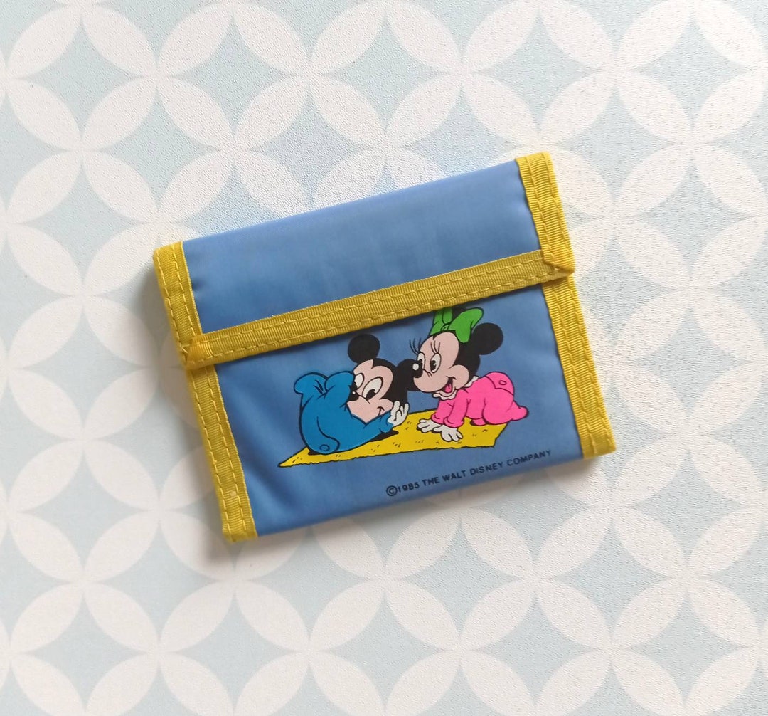 80s Vintage Disney Babies Nylon Canvas Wallet Etsy