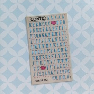 Peacoblue Lot de 3 décalcomanies de transfert à frotter pour